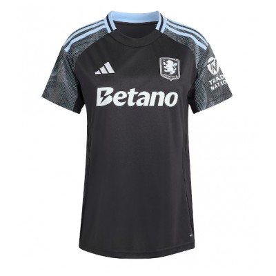 Fotballdrakt Dame Aston Villa Ezri Konsa #4 Bortedrakt 2025-26 Kortermet Fotballdrakt Dame Aston Villa Ezri Konsa #4 Bortedrakt 2025-26 Kortermet